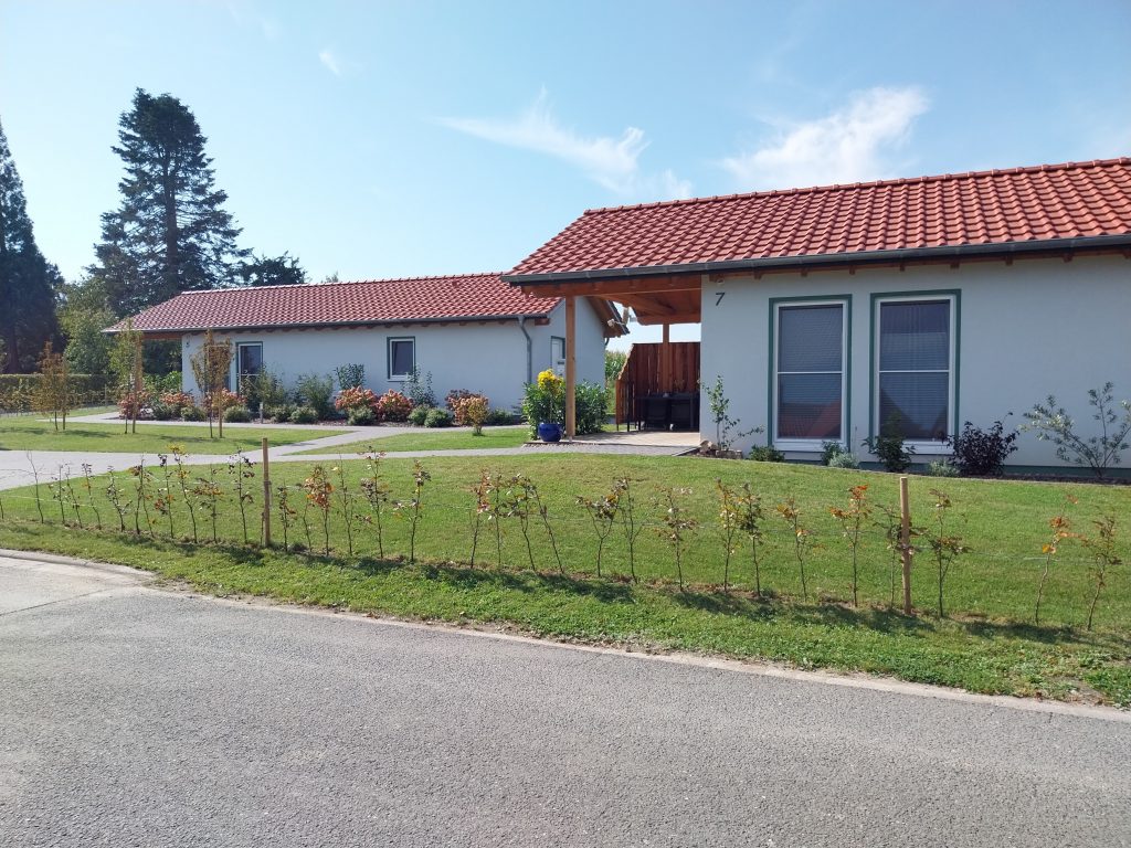 Terrasse und Umgebung